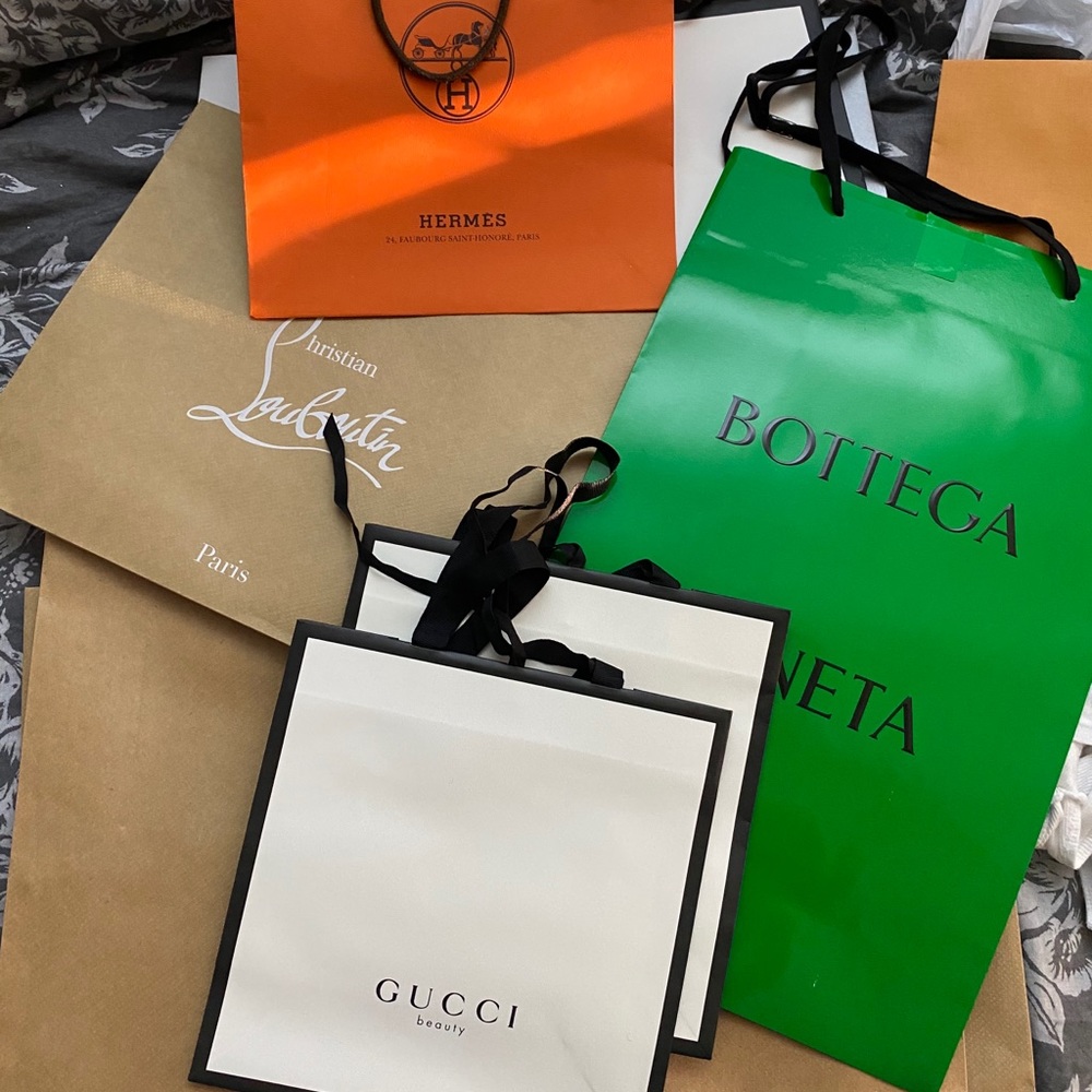 Designer shopping bags